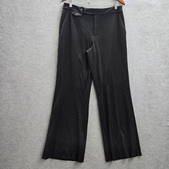 Lauren Ralph Lauren Pants - Lauren Ralph Women Pants 10 Black Dress Pants Button‎ Zipper 29" Inseam